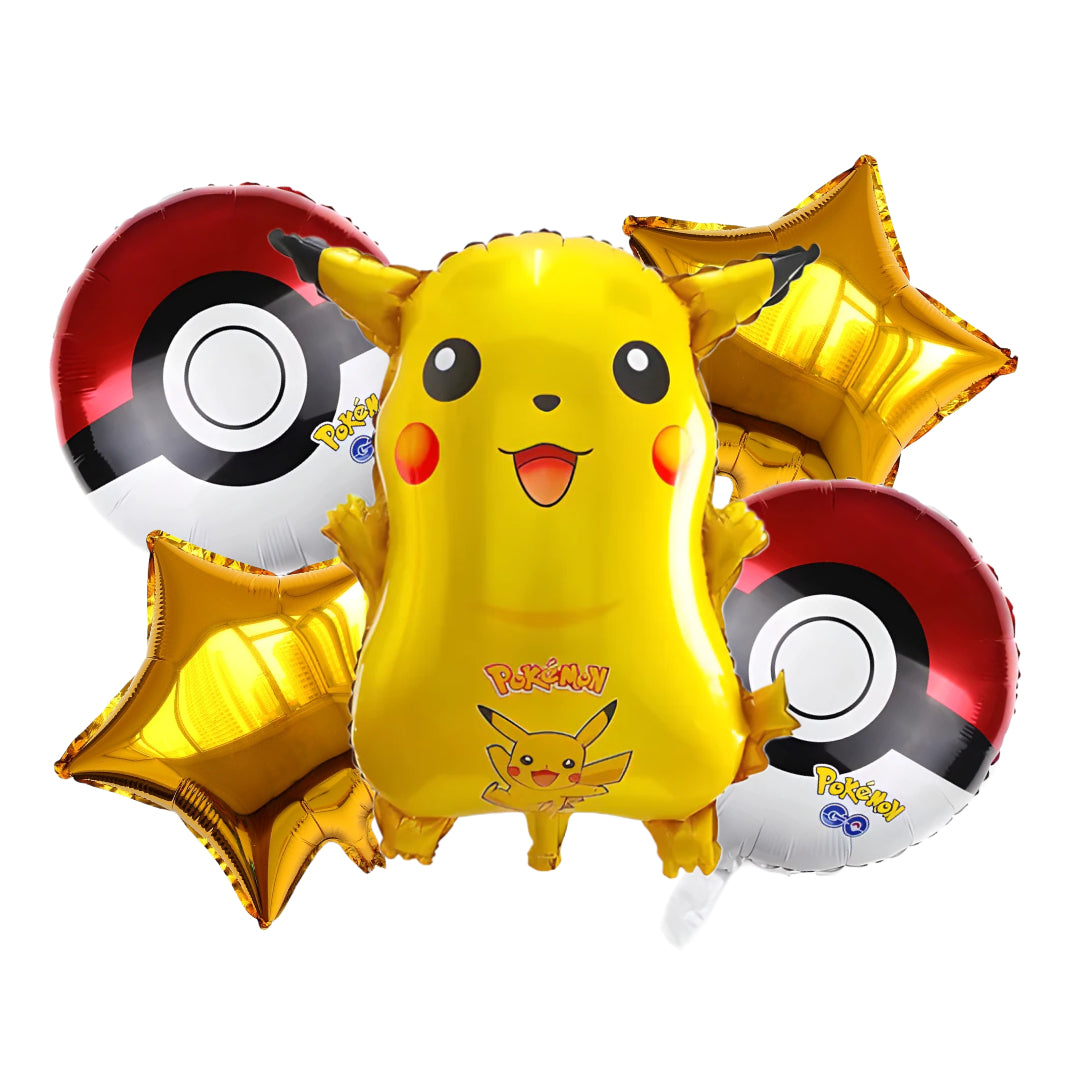 Pikachu set de globos foil