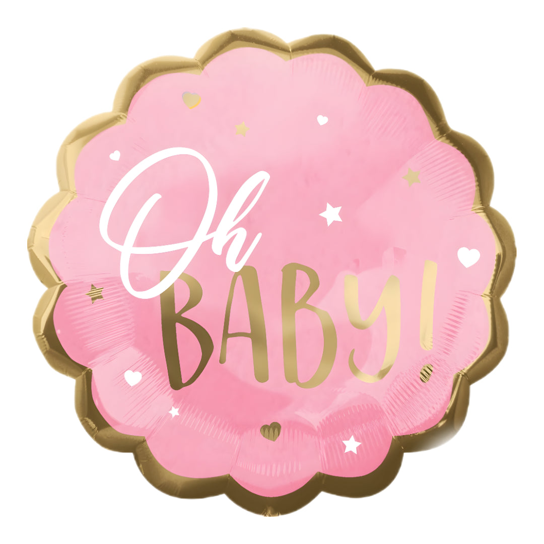 Globo baby shower niña