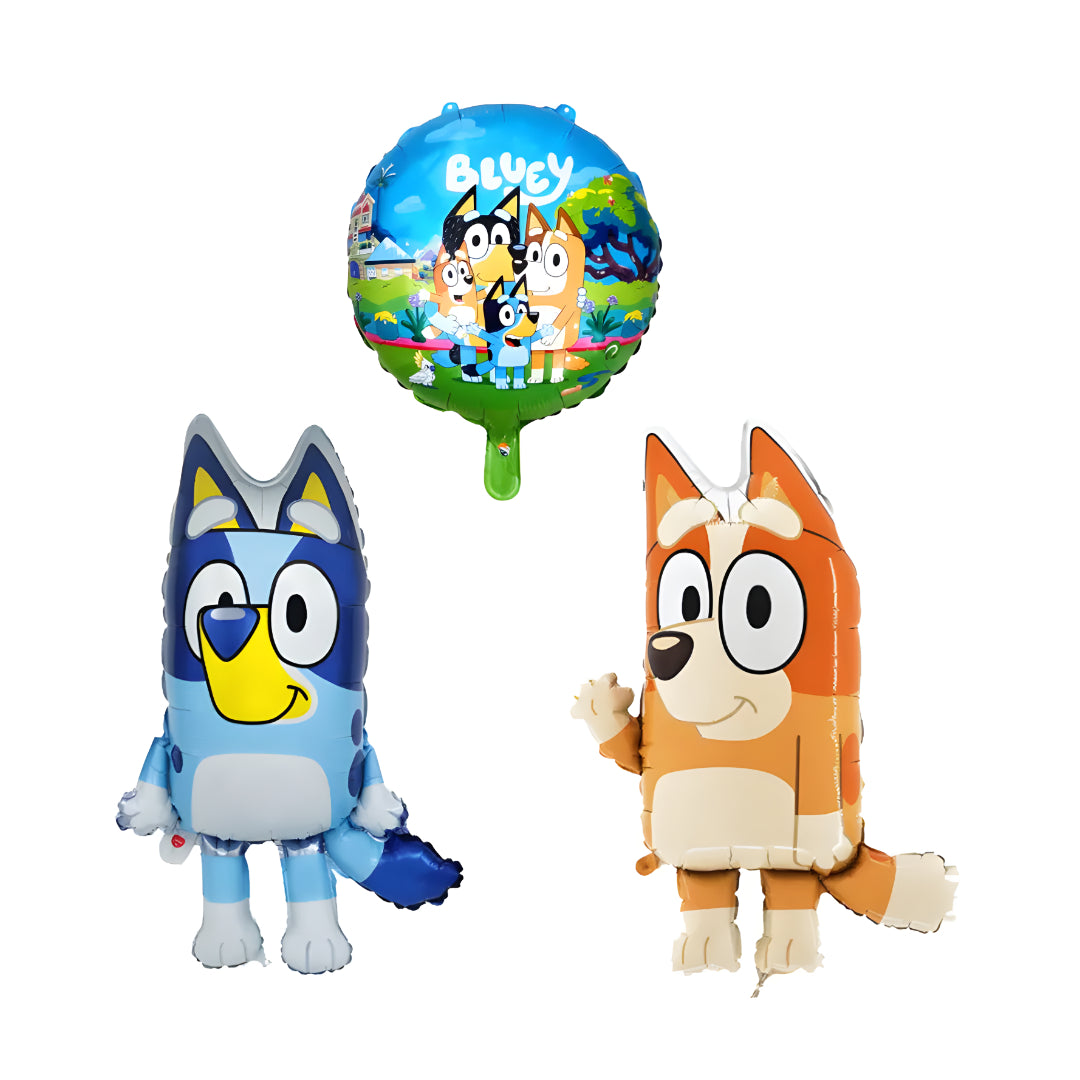 Set Bluey de globos foil