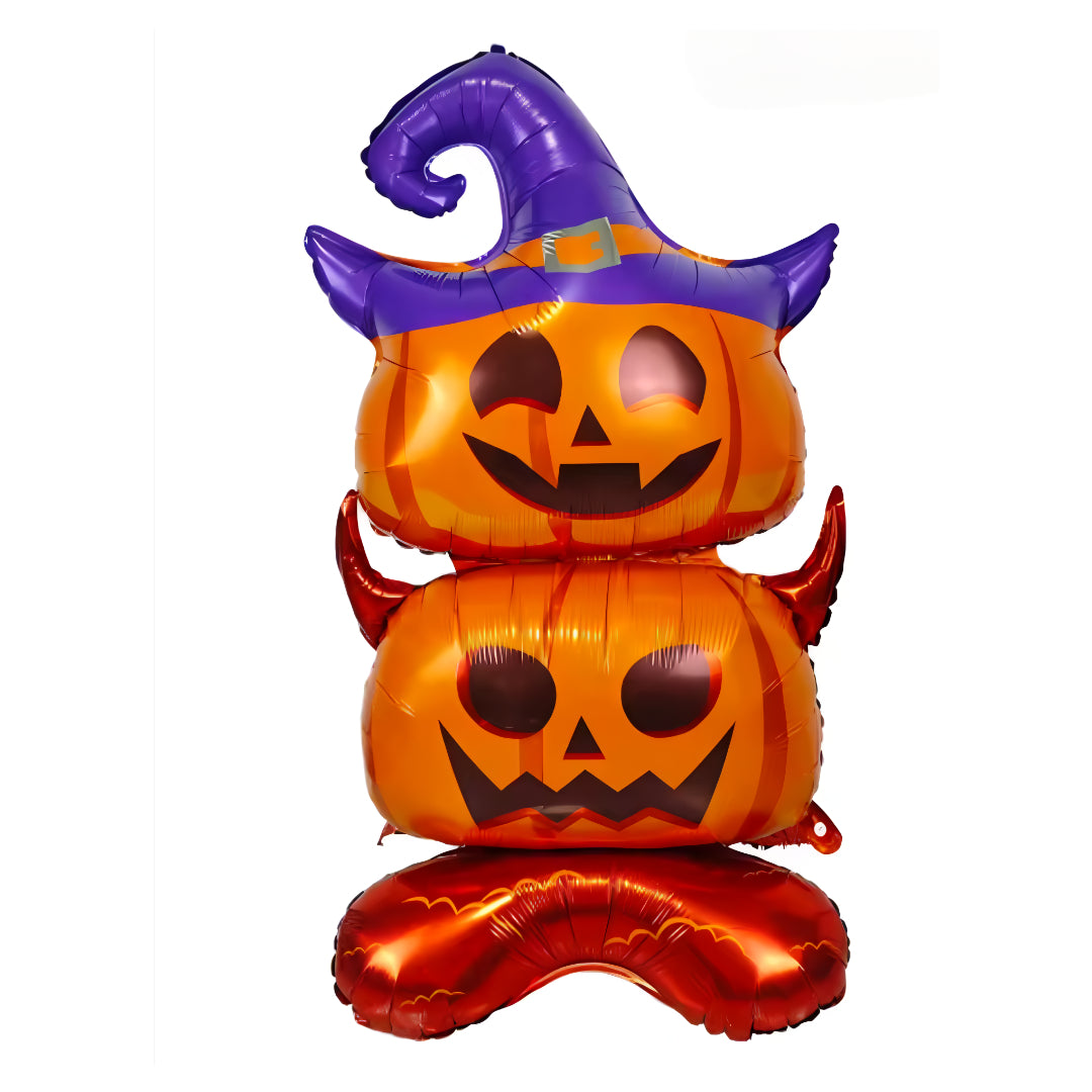 Globo calabazas brujita y diablito