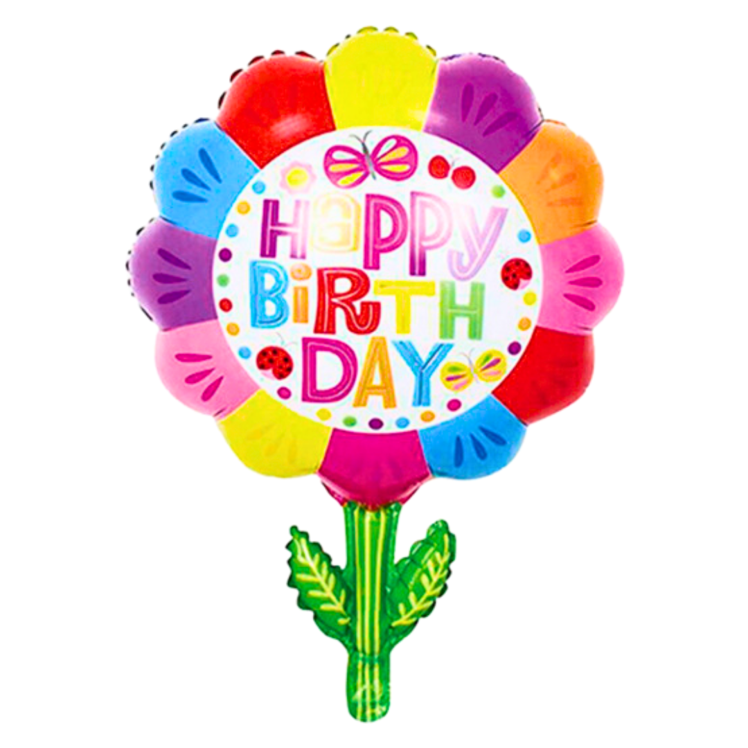 Figura flor happy birthday