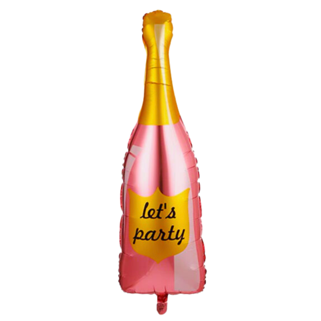 Globo botella lets party