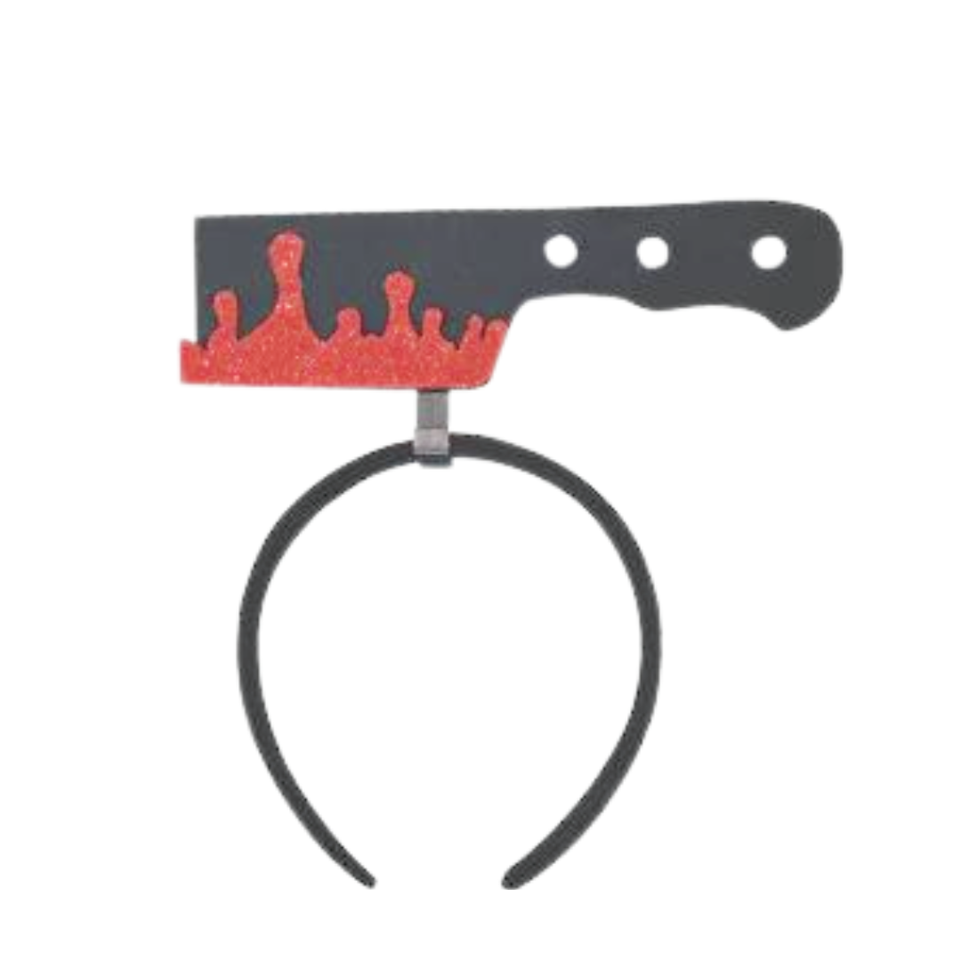Diadema hacha Halloween