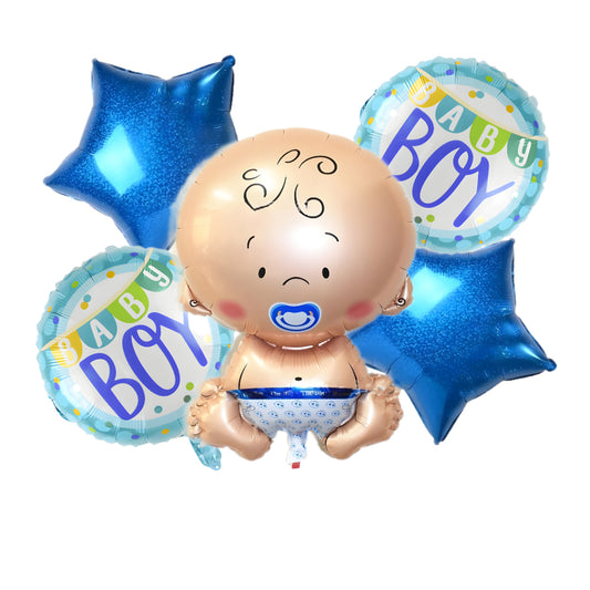 set globos baby shower niño