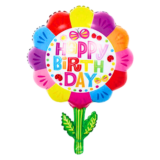 Figura flor happy birthday