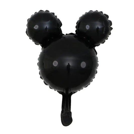 globo silueta mickey negro