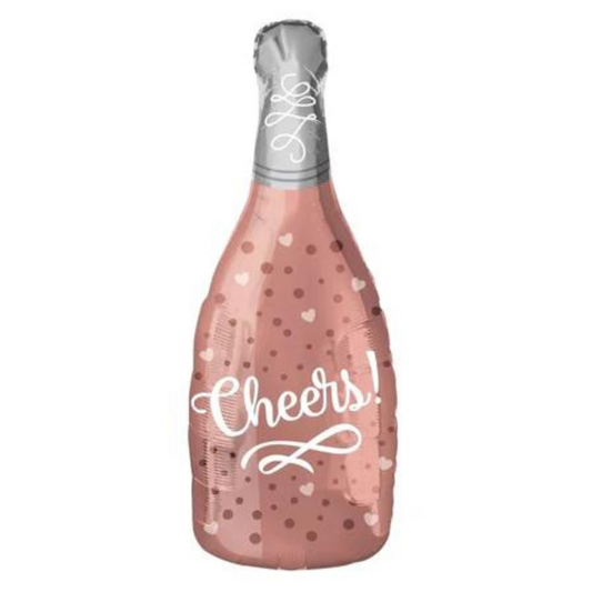 Globo figura botella champagne