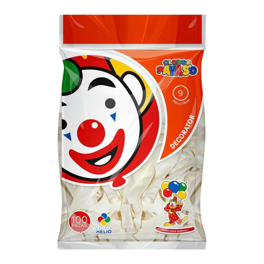 Bolsa globos látex marca payaso