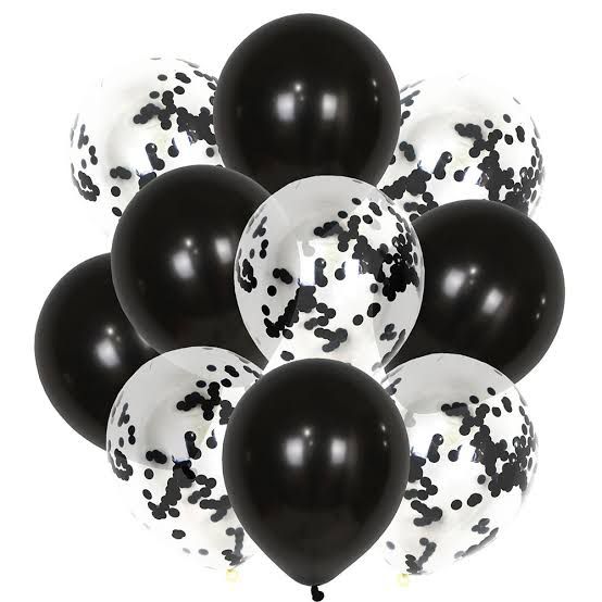 Bouquet de globos negros