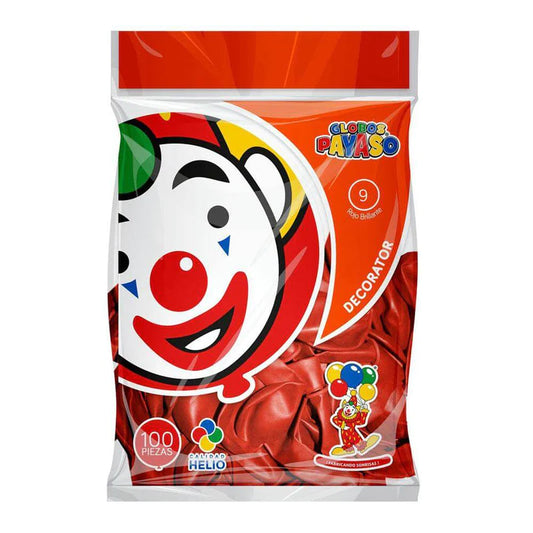 Bolsa globos látex marca payaso